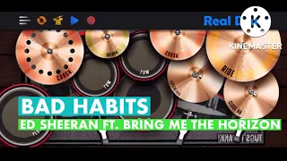 Bad Habits (BRIT Awards 2022) - Ed Sheeran and BMTH (Real Drum Cover)