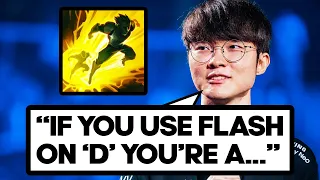 Faker interview at Worlds: Flash on D or F?