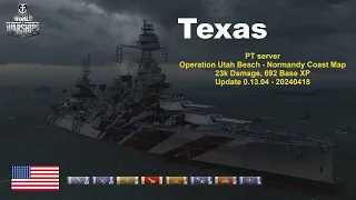 ⚓ World of Warships - PT Server - Texas - Really? Not the ship for this mode 🫤💀