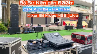 Lắp Đặt Bàn Giao Hệ Thống Loa Sự Kiện Trị Giá Gần 600tr Tại Hà Tĩnh. Full set DBacoustic Chất Âm Tốt