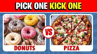 Pick One Kick One : - Junk Food Edition....! 🍔🍧 Part-2 🍕🌭