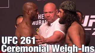 UFC 261 Ceremonial Weigh-Ins: Usman vs Masvidal 2