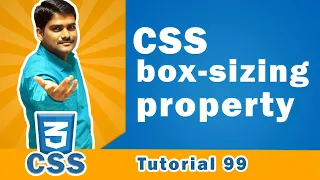 CSS Box Sizing Property | box-sizing : border-box;  - CSS Tutorial 99