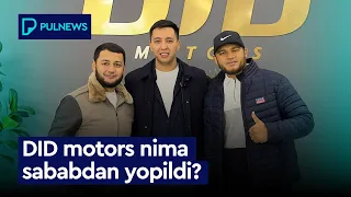 DID MOTORS NIMA SABABDAN YOPILDI❓