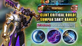 TUTORIAL CLINT CRITICAL! BUILD INI SAKIT BANGET TAPI JARANG DIGUNAKAN USER CLINT! | MLBB