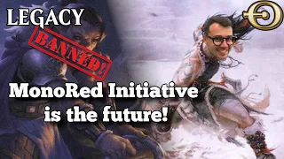 White Plume is banned! MonoRed Initiative is the future of Stompy! | Legacy | MTGO
