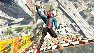 GTA V - Best Extreme Ragdolls And Fails V.70 ( Spider-Man: Miles Morales Crazy Mixed Ragdolls )