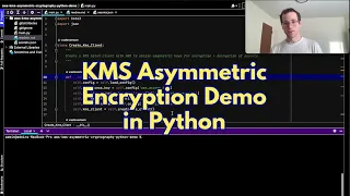 AWS KMS Asymmetric Encryption and Decryption in Python Demo