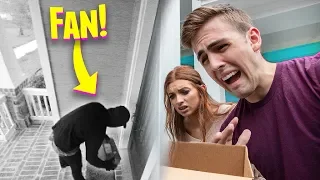 SCARY MYSTERY BOX DELIVERED BY A FAN... | NoBoom