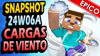 ✅ Épicas CARGAS DE VIENTO! 👉 Snapshot 24W06A Minecraft 1.21