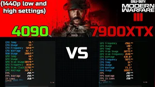 7900XTX VS 4090 On COD MW3 Campaign!😱