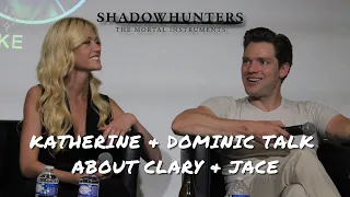 Katherine McNamara & Dominic Sherwood talk about Clace and if they'd still be together