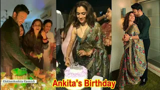 Ankita Lokhande First Birthday Party After Marriage surprised by husband vicky Jain