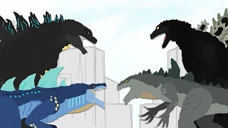 DinoMania - UNRELEASED animations | Godzilla and Dinosaurs cartoons - part 1