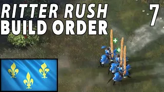 Anfänger Guide für Franzosen Ritter Rush | Age of Empires 4 Build Order