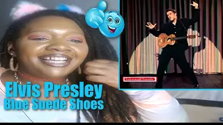 Elvis Presley - Blue Suede Shoes 1956 - Reaction