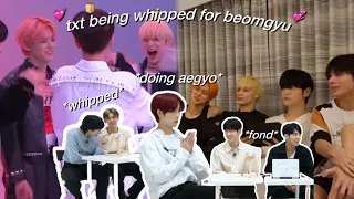 txt being whipped for beomgyu