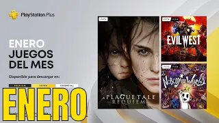 JUEGOS ENERO 2024 🏆 PLAYSTATION PLUS ESSENTIAL / PSPLUS PS5 - PS4