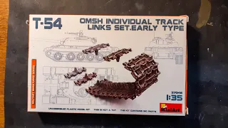 Miniart tank tracks T-54 1/35 scale