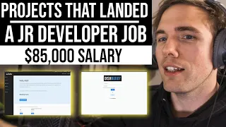 REAL Projects that landed a Jr. Developer job ($85,000 Salary) | #grindreel