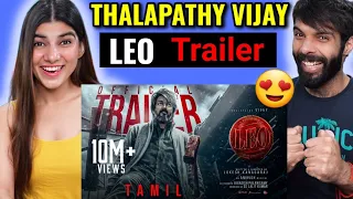 LEO - Official Trailer REACTION!! | Thalapathy Vijay | Lokesh Kanagaraj | Anirudh Ravichander