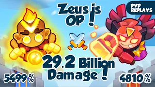 OMG Monk 29.2 Billion Damage vs Inquisitor! I want Zeus!!! PVP Rush Royale