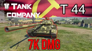 Tank Company Gameplay T-44 7k DMG 2021