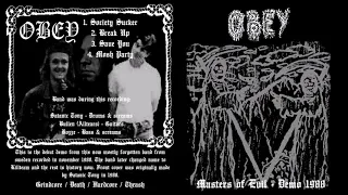 Obey [SWE] [Death/Thrash/Grind] 1988 - Masters of Evil  (Full Demo)