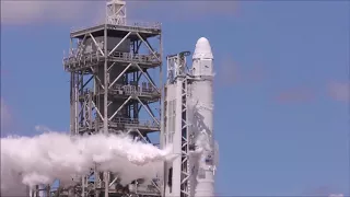 SpaceX's Falcon 9 sends CRS-12 Dragon Roaring to Orbit!