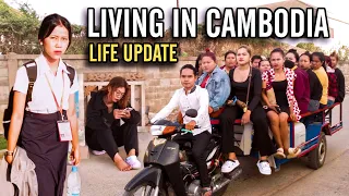 Khmer Daily Life | Cambodia LifeStyle Student and Women Garment Worker #Khmer #cambodia #life #trip