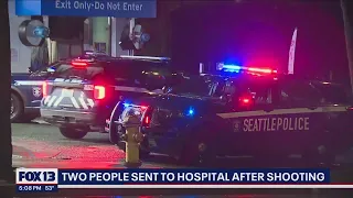 Two people hospitalized after shooting in Seattle | FOX 13 Seattle