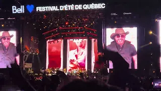Pitbull performing Timber live at Festival d’été de Québec FEQ 2023