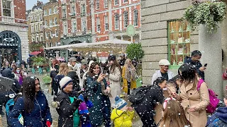 🎄Christmas Walks in Central London 2023 | London Christmas & Market [4K HDR]