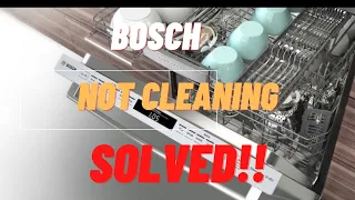 ✨ BOSCH Dishwasher NOT CLEANING — EASY FIX ✨