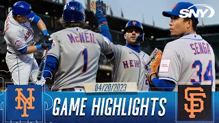 Mets vs Giants Highlights: Pete Alonso, Mets offense pick up Kodai Senga in 9-4 win over SF | SNY