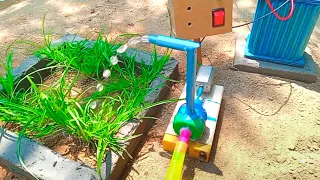 How to make water pump science project | Electric water pump | 220v transformer use
