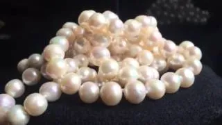 50in cultured pearl necklace 14ct gold clasp