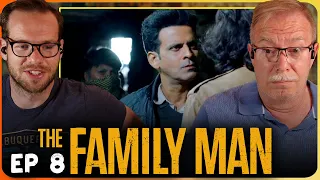 THE FAMILY MAN | Ep 8 | Reaction Video | Manoj Bajpayee |