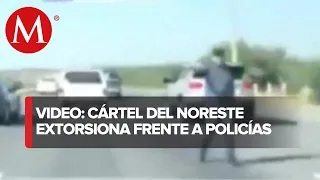 Así es cómo el Cártel del Noreste extorsiona a plena luz del día en la carretera