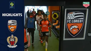 FC LORIENT - OGC NICE (1 - 1) - Highlights - (FCL - OGCN) / 2020-2021