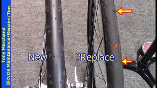 When to replace your road bike tires: 7 Tips - tyre wear
