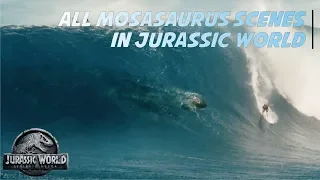 All Mosasaurus Scenes in Jurassic World | Samdev MovieClips