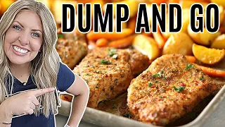 DELICIOUS Dump and Go Sheet Pan Recipes - You Get a Main Dish and a Side!