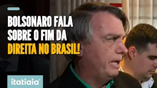 BOLSONARO SOBRE DECISÃO NO TSE: 'NÃO É O FIM DA DIREITA NO BRASIL'