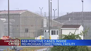 669 positive cases inside Mid-Michigan correctional facility
