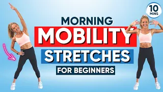Morning mobility stretches for beginners 💪🏋️‍♀️  - 10 minutes kickstart your day
