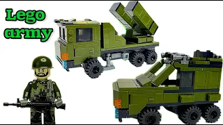 Building a Lego army car:Lego military vehicles