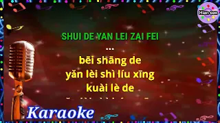 Shui de yan lei zai fei - karaoke no vokal (cover to lyrics pinyin)