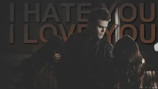 ► Katherine & Stefan || I hate you, I love you. (+Elena)