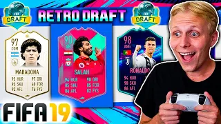 ULTIMATIV FIFA 19 RETRO FUT DRAFT CHALLENGE!